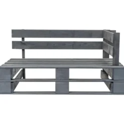 vidaXL - Pallet Bank - Beige - Geïmpregneerd grenenhout