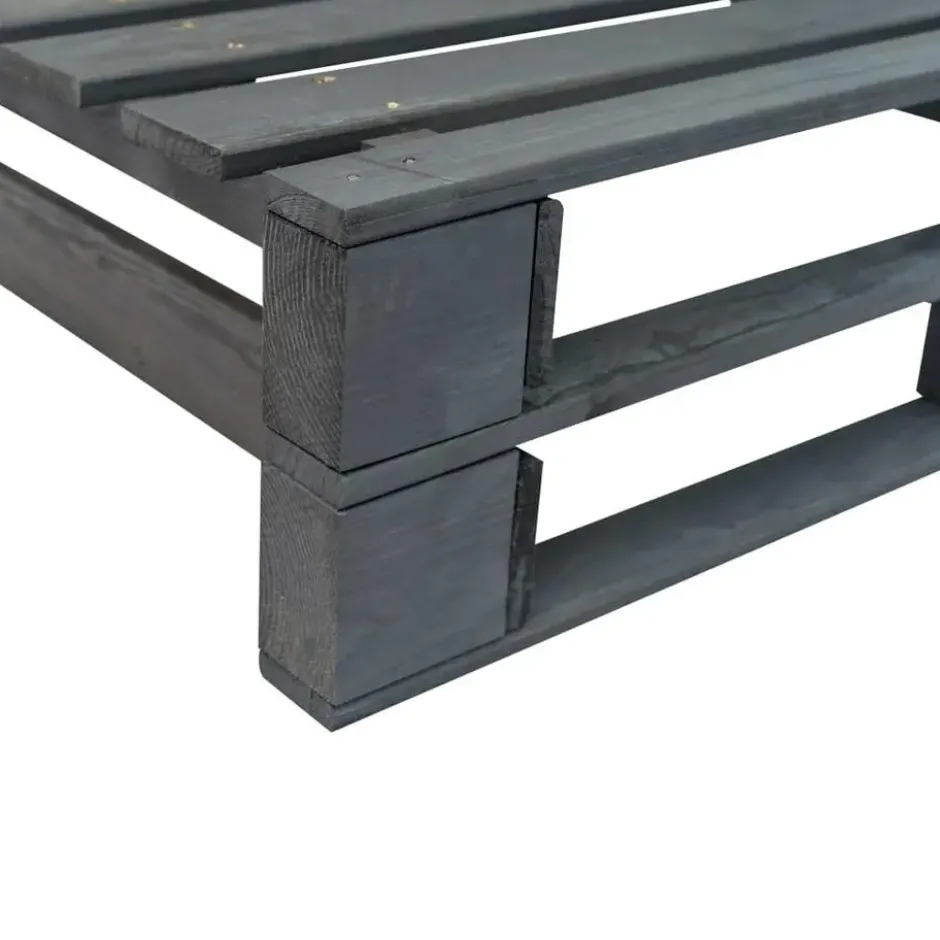 vidaXL - Pallet Bank - Beige - Geïmpregneerd grenenhout