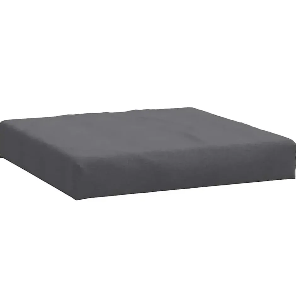vidaXL - Palletkussen - Antraciet - Stof