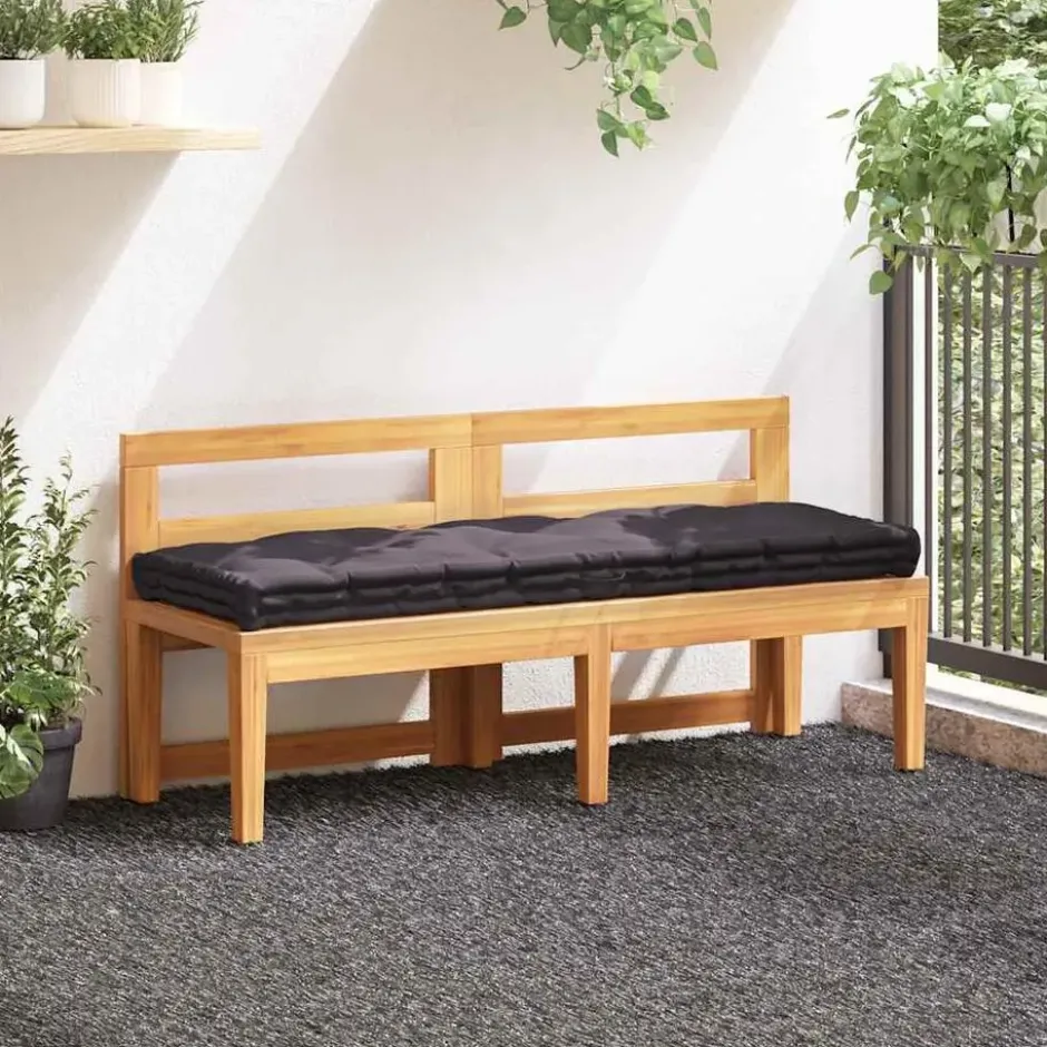 vidaXL - Palletkussen - Antraciet - Katoen