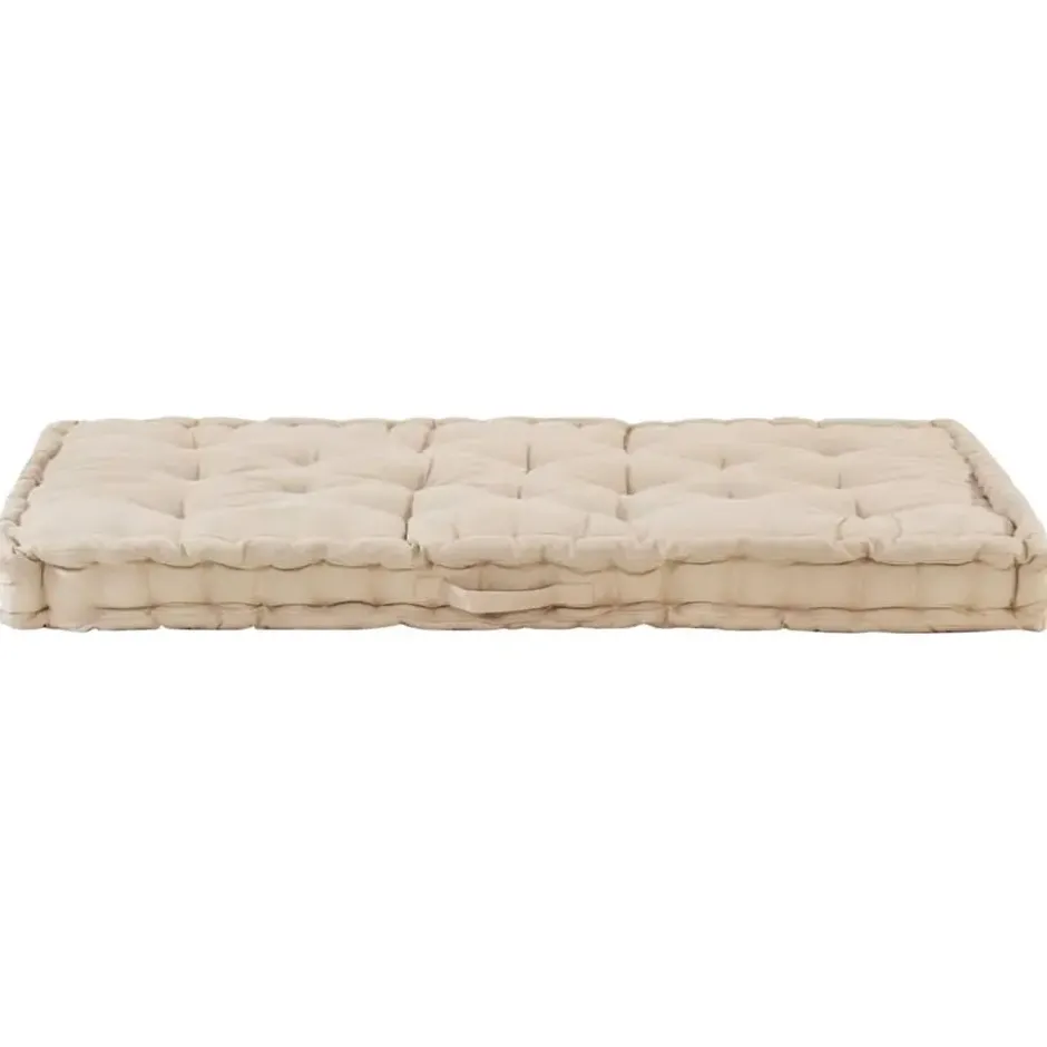 vidaXL - Palletkussen - Beige - Katoen