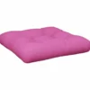 vidaXL - Palletkussen - Roze - Stof - 50 x 50 x 12 cm