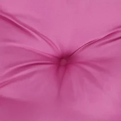 vidaXL - Palletkussen - Roze - Stof - 60 x 60 x 12 cm