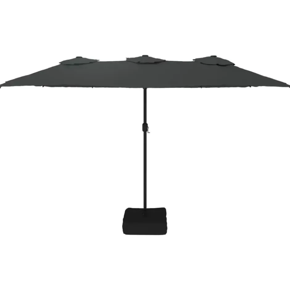 vidaXL - Parasol - Antraciet - Stof