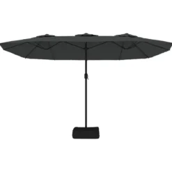 vidaXL - Parasol - Antraciet - Stof