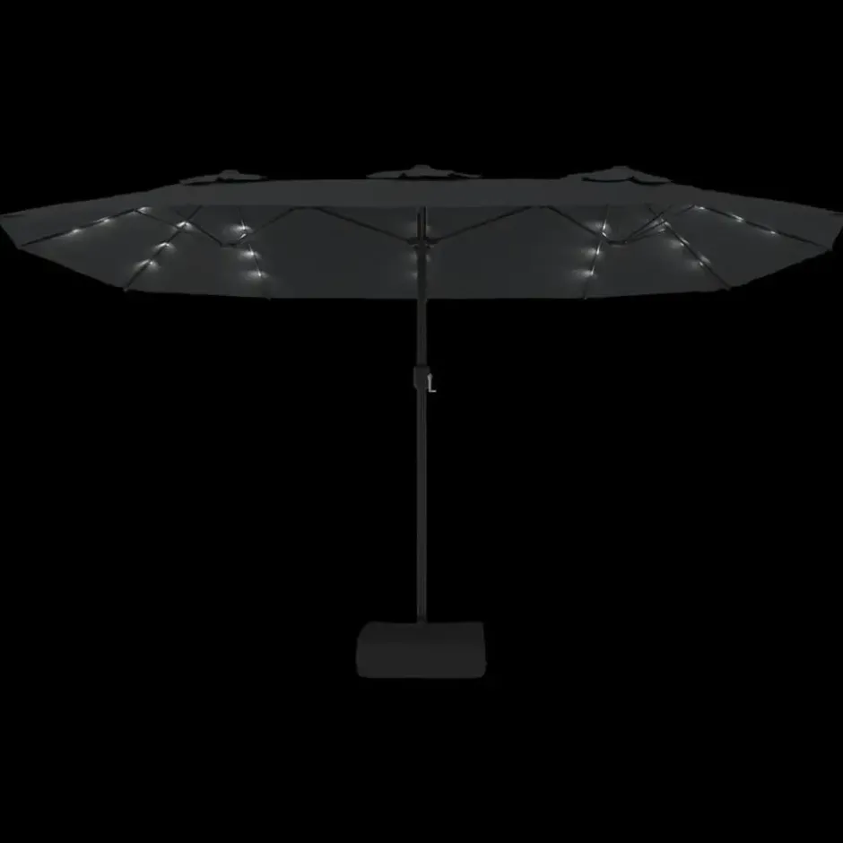 vidaXL - Parasol - Antraciet - Stof