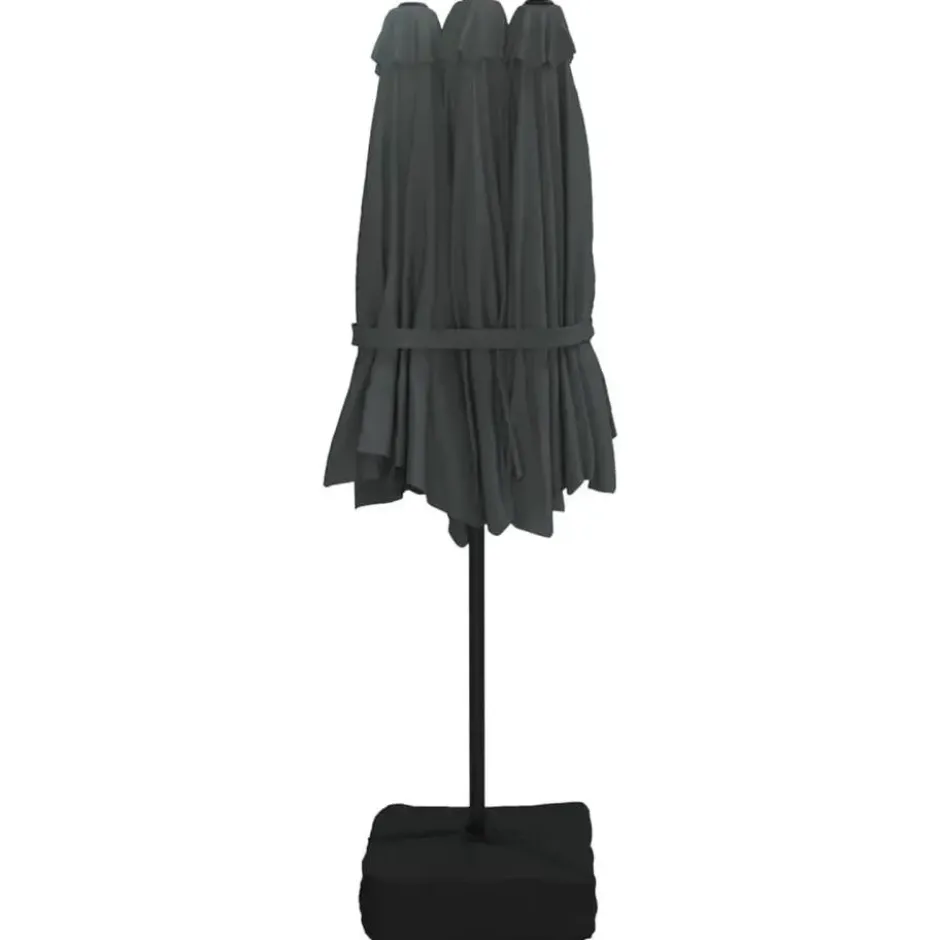 vidaXL - Parasol - Antraciet - Stof
