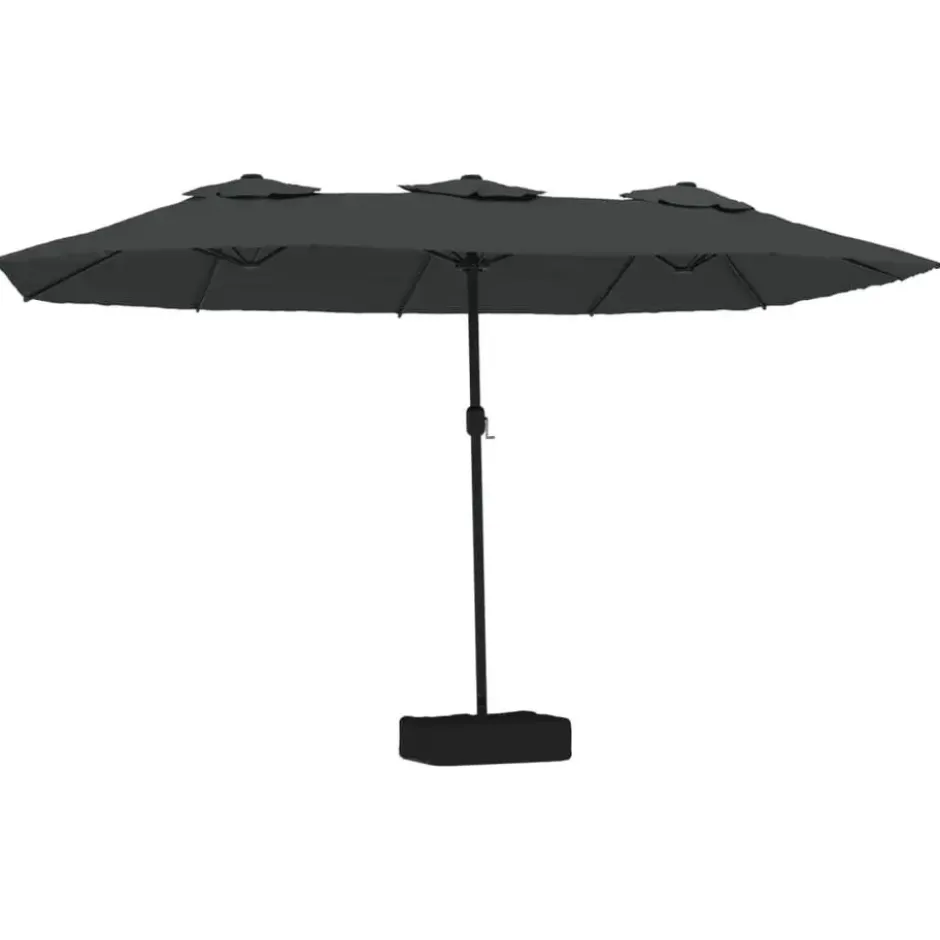 vidaXL - Parasol - Antraciet - Stof