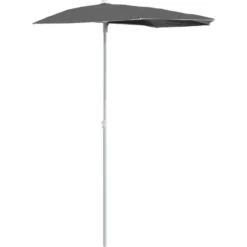 vidaXL - Parasol - Antraciet - Stof