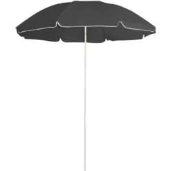 vidaXL - Parasol - Antraciet - Stof