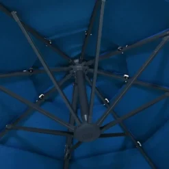 vidaXL - Parasol - Blauw - Polyester