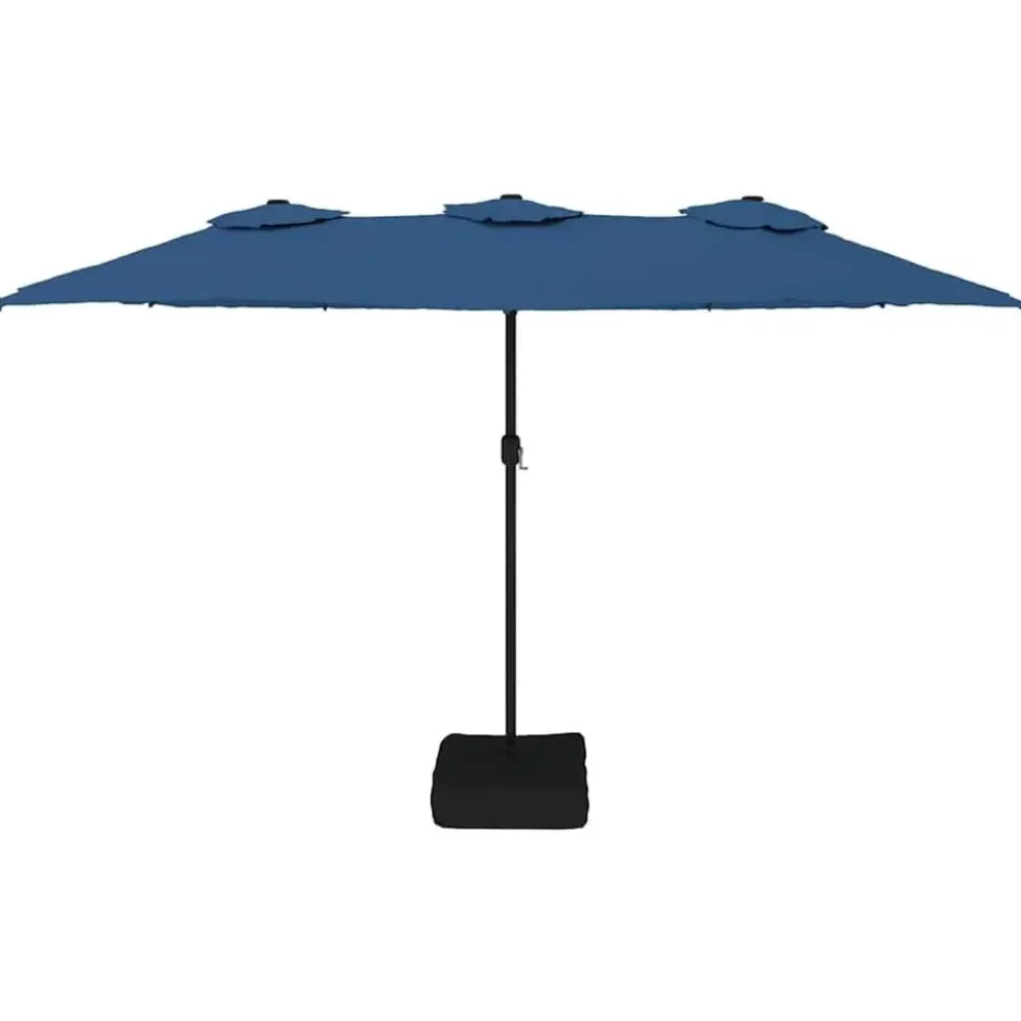 vidaXL - Parasol - Blauw - Stof