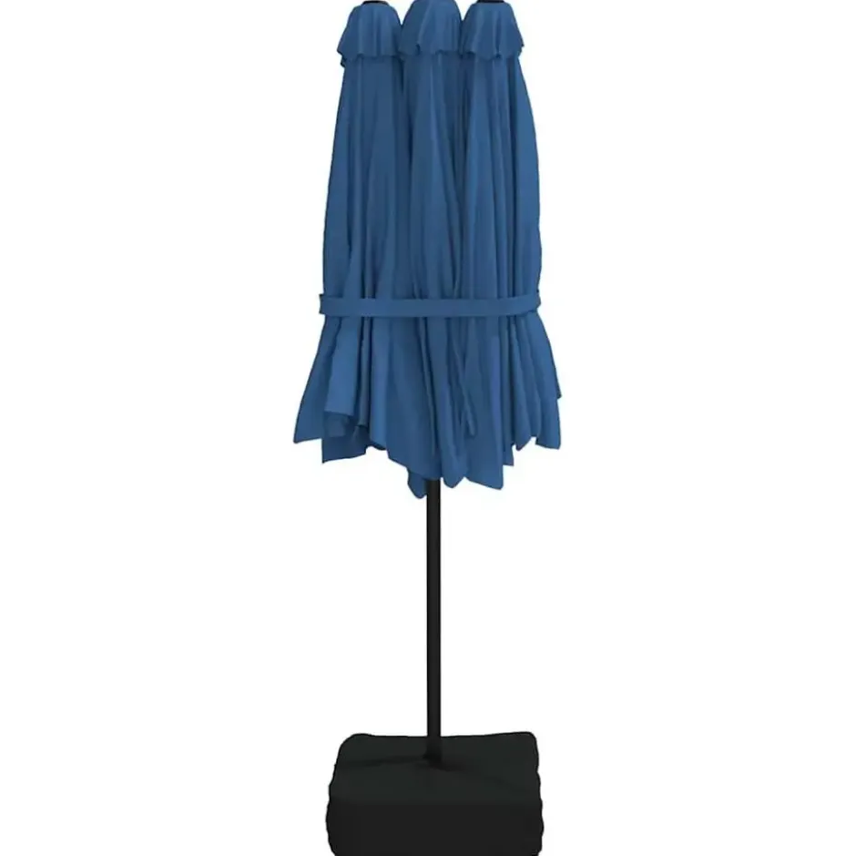vidaXL - Parasol - Blauw - Stof