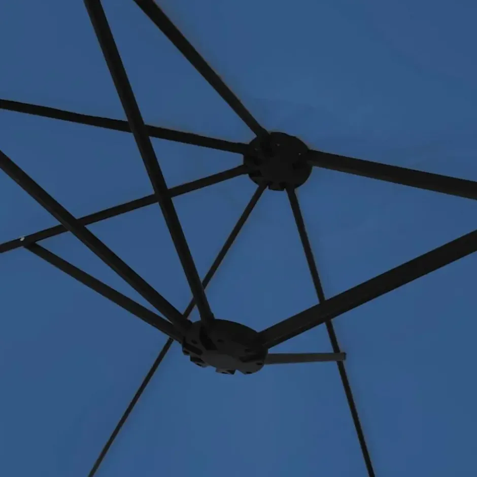 vidaXL - Parasol - Blauw - Stof