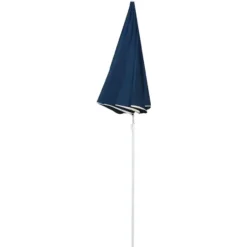 vidaXL - Parasol - Blauw - Stof