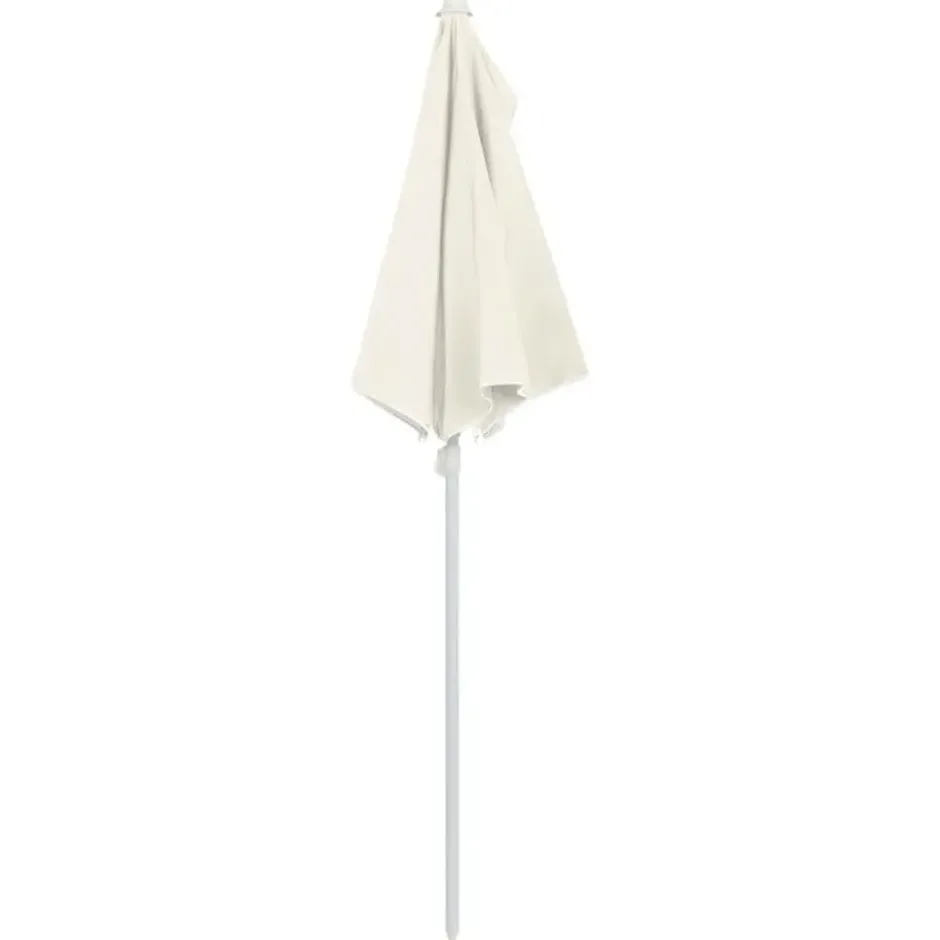 vidaXL - Parasol - Crème - Stof