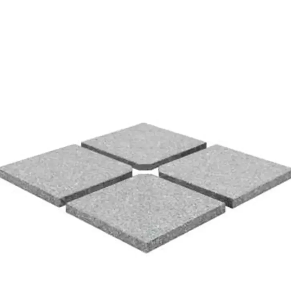 vidaXL - Parasolgewicht - Grijs - Graniet
