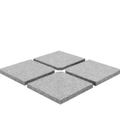 vidaXL - Parasolgewicht - Grijs - Graniet