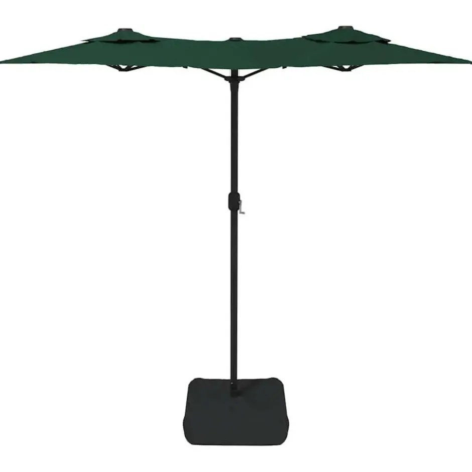 vidaXL - Parasol - Groen - Stof