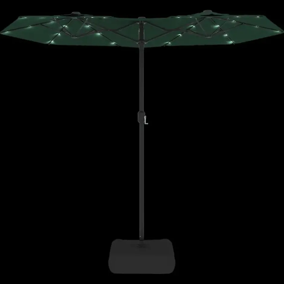 vidaXL - Parasol - Groen - Stof