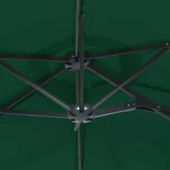 vidaXL - Parasol - Groen - Stof