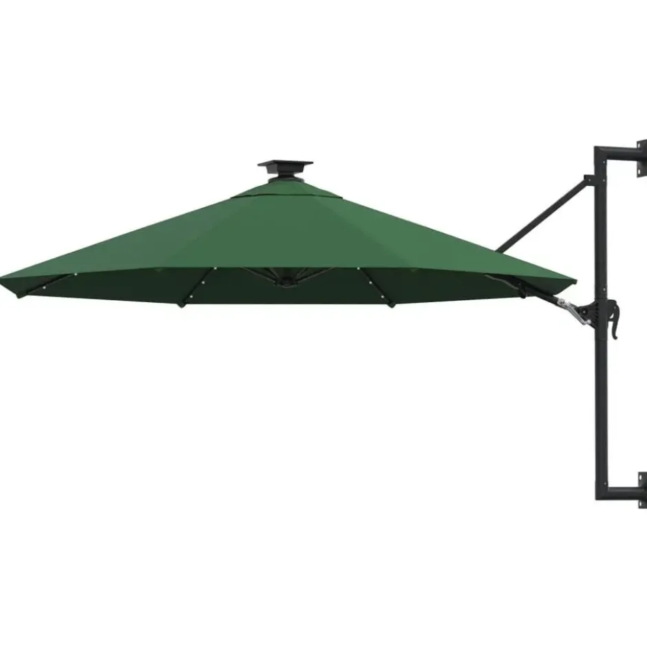 vidaXL - Parasol - Groen - Stof
