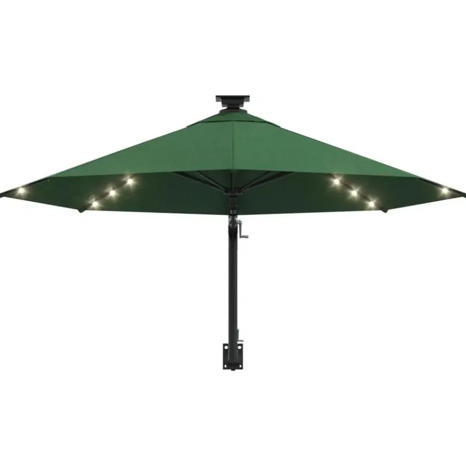 vidaXL - Parasol - Groen - Stof