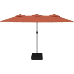 vidaXL - Parasol - Oranje - Stof