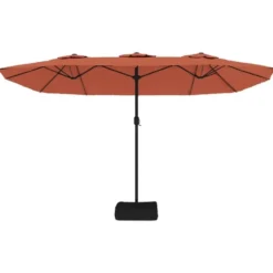 vidaXL - Parasol - Oranje - Stof