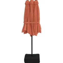 vidaXL - Parasol - Oranje - Stof