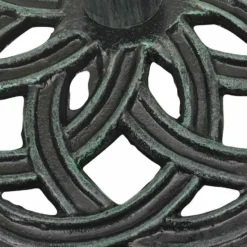 vidaXL - Parasolvoet - Groen - Gietijzer - Ø 44 x 31 cm