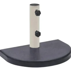 vidaXL - Parasolvoet - Zwart - Graniet