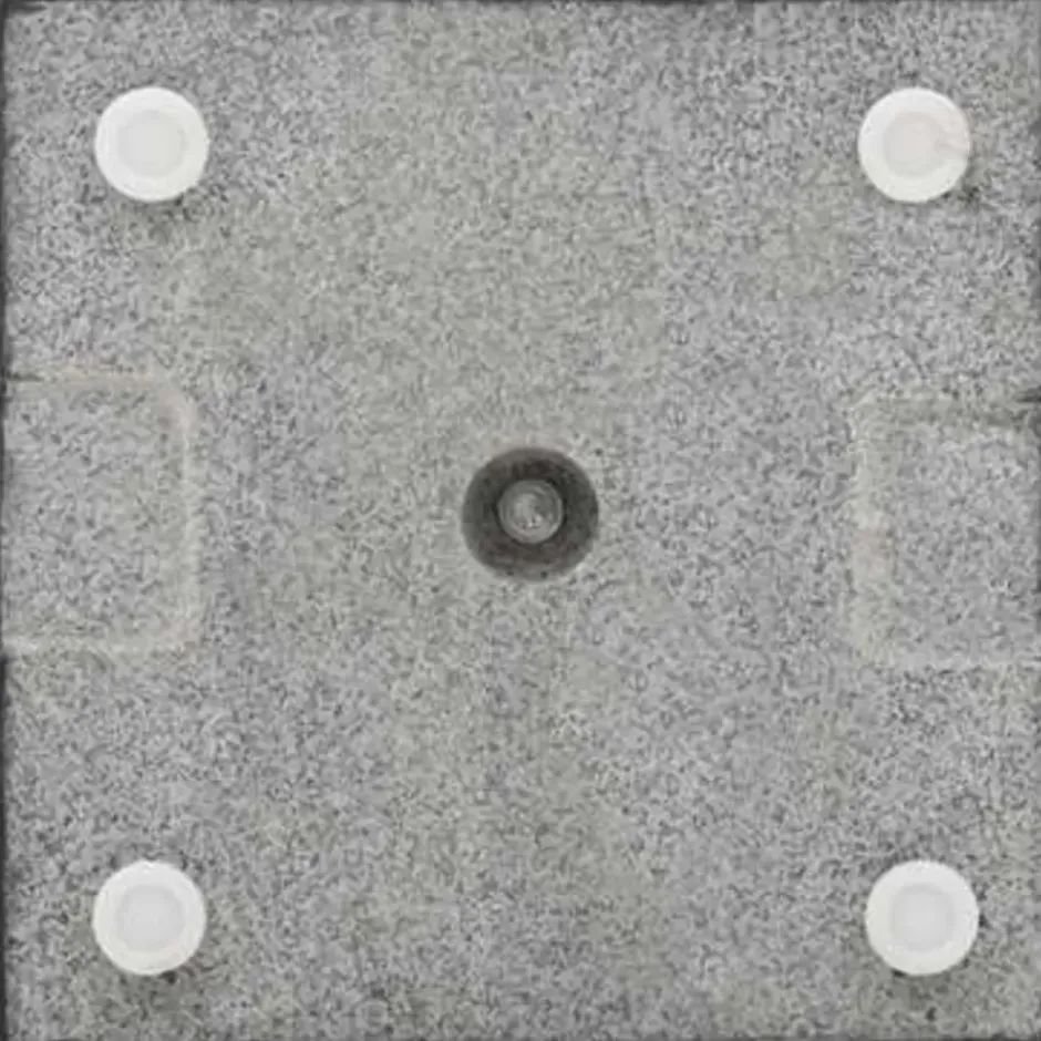 vidaXL - Parasolvoet - Zwart - Graniet