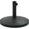 vidaXL - Parasolvoet - Zwart - Polyresin