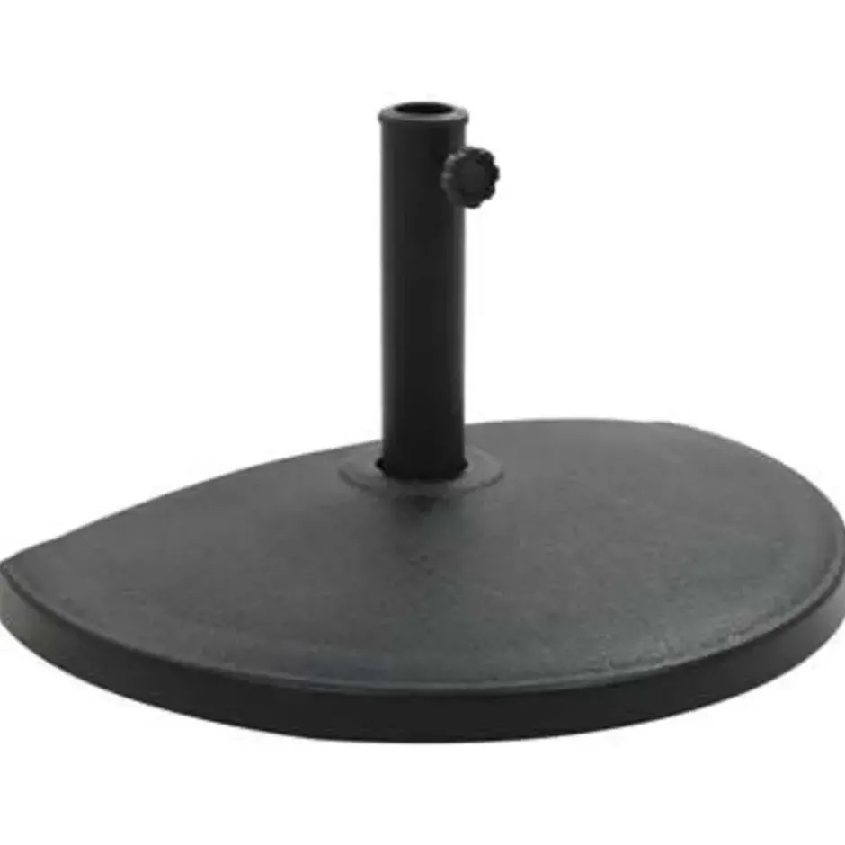 vidaXL - Parasolvoet - Zwart - Polyresin