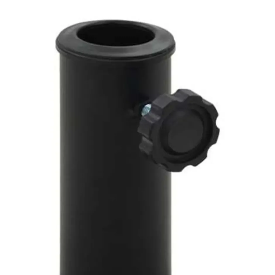 vidaXL - Parasolvoet - Zwart - Polyresin
