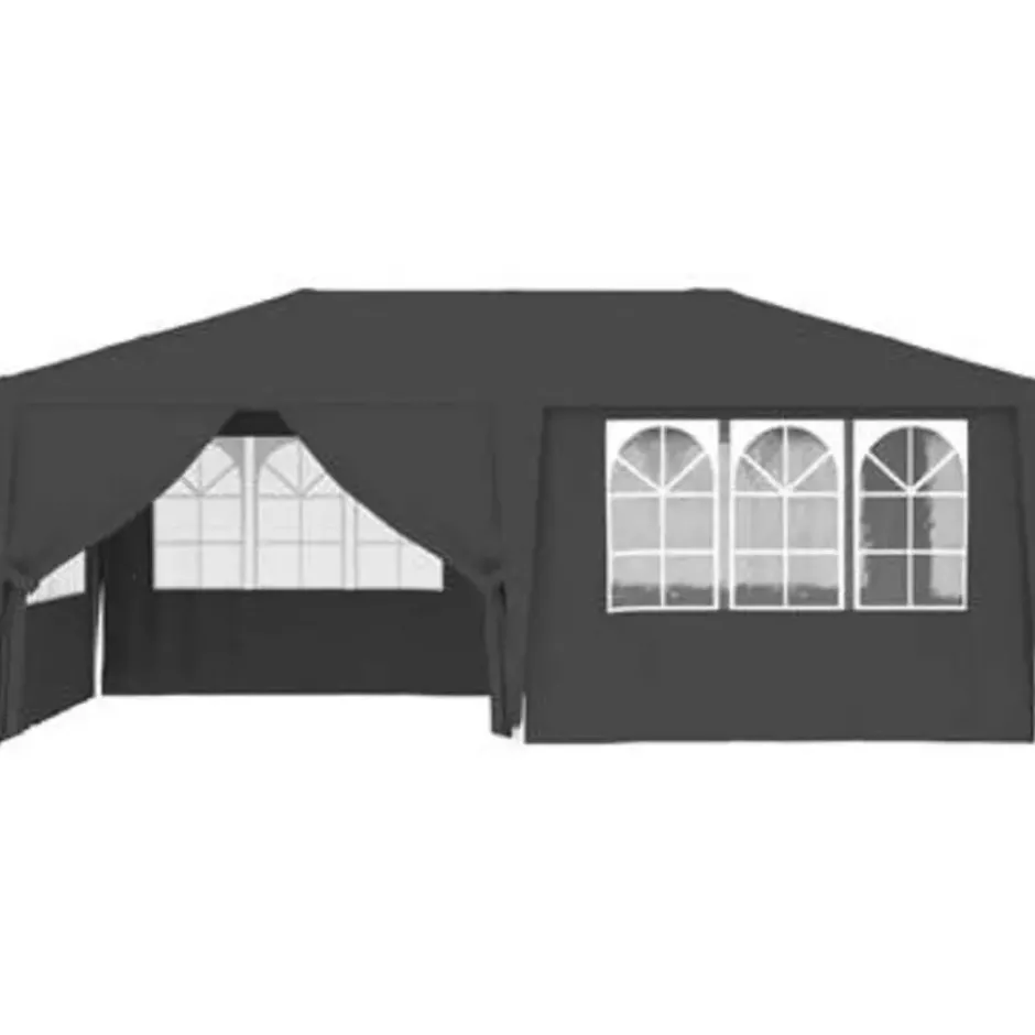 vidaXL - Partytent - Antraciet - Polyetheen