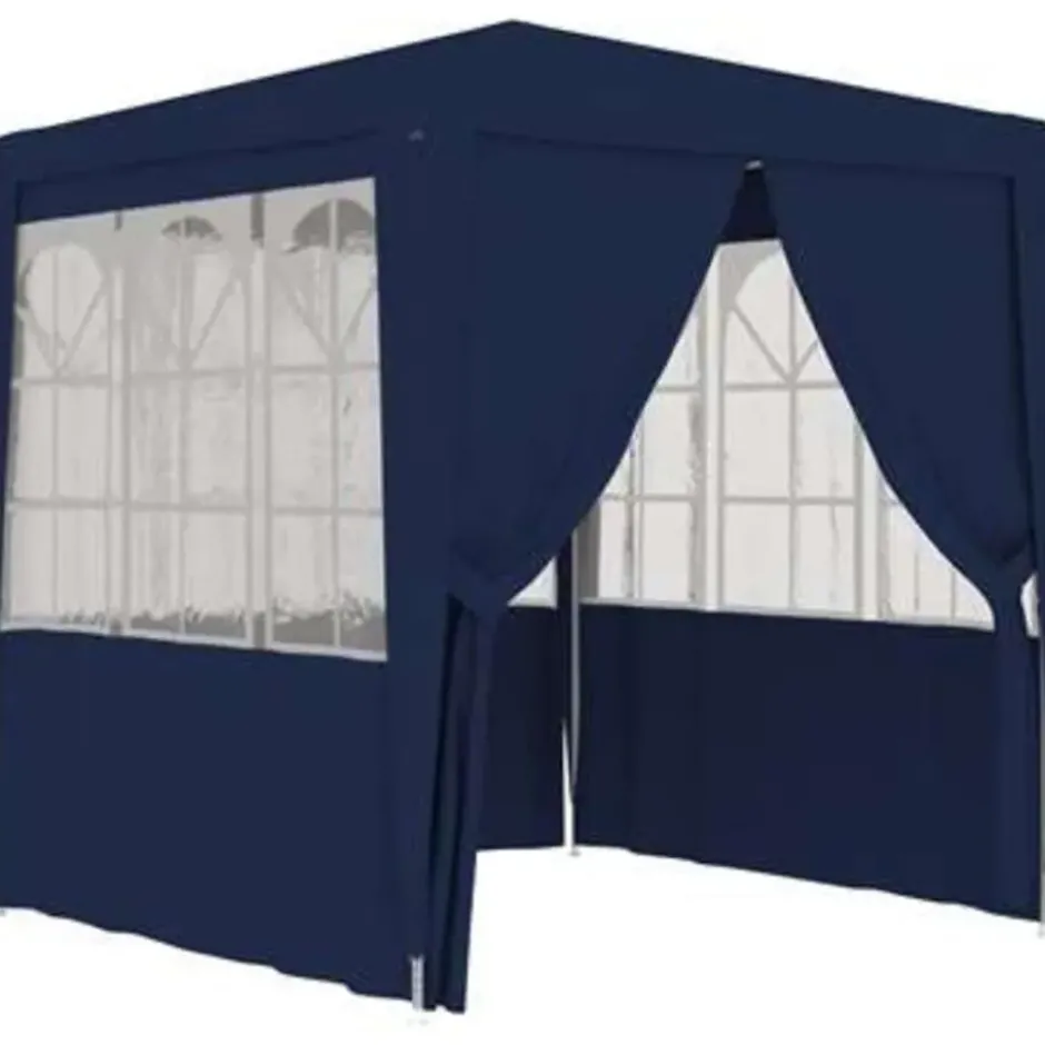vidaXL - Partytent - Blauw - Polyetheen