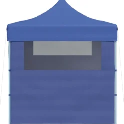 vidaXL - Partytent - Blauw - Stof