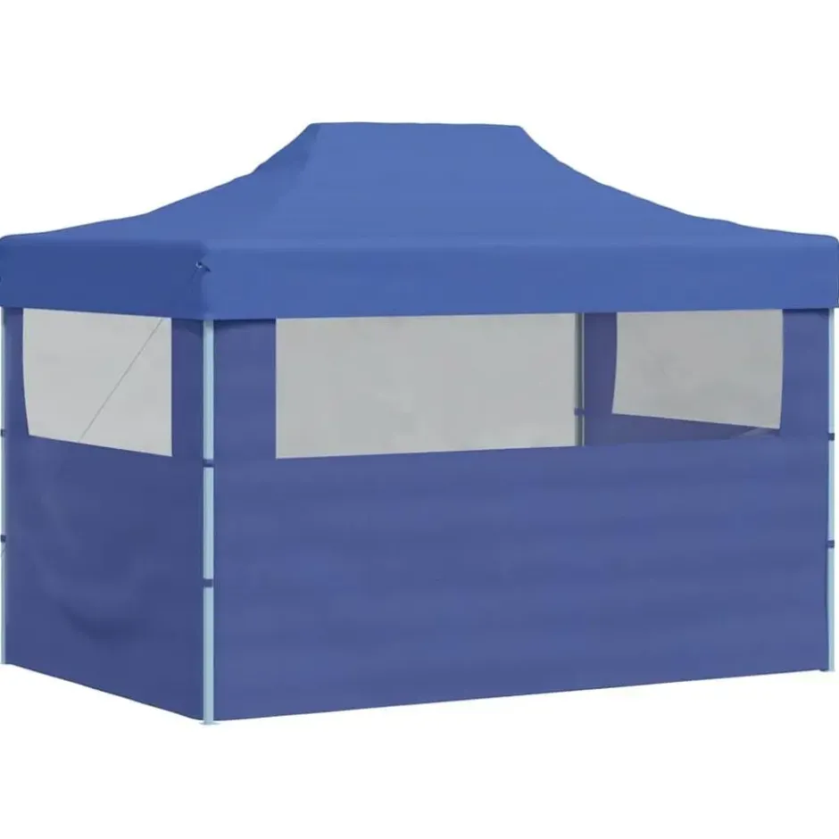 vidaXL - Partytent - Blauw - Stof