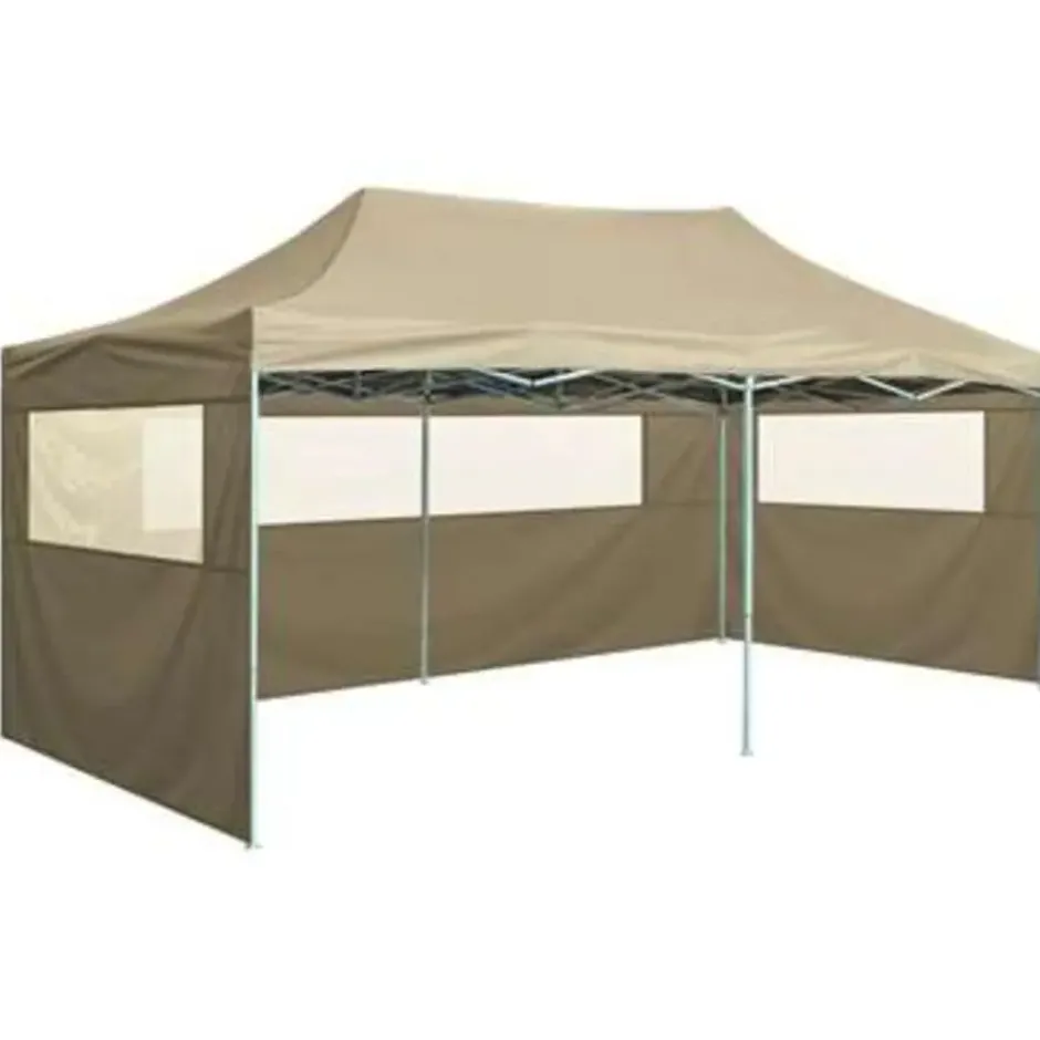 vidaXL - Partytent - Crème - Stof