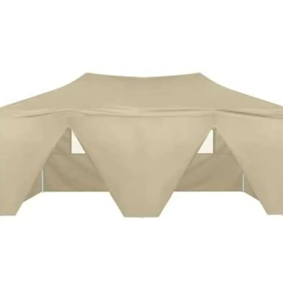 vidaXL - Partytent - Crème - Stof