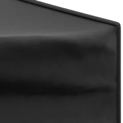 vidaXL - Partytent inklapbaar met zijwanden - 3x6 m zwart
