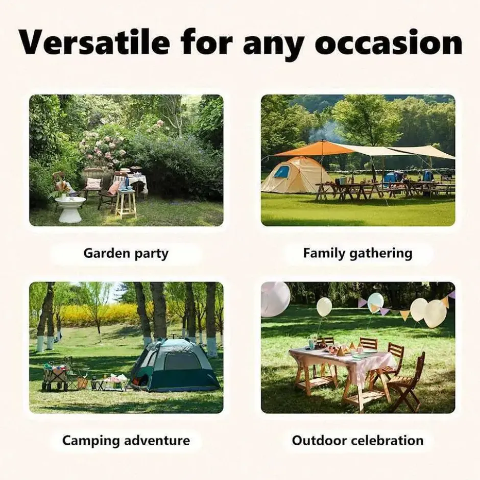vidaXL - Partytent inklapbaar met zijwanden - 3x6 m taupe