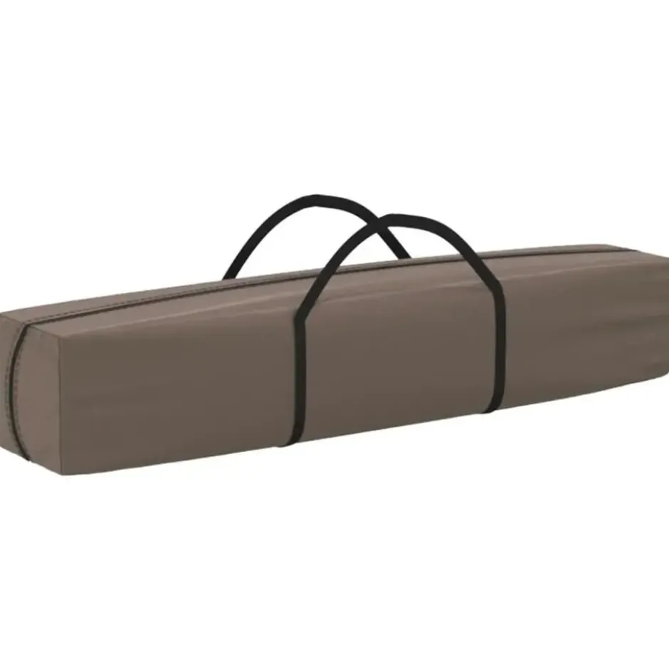 vidaXL - Partytent inklapbaar 3x3 m taupe prieel paviljoen tent gazebo
