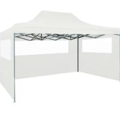 vidaXL - Partytent - Wit - Stof