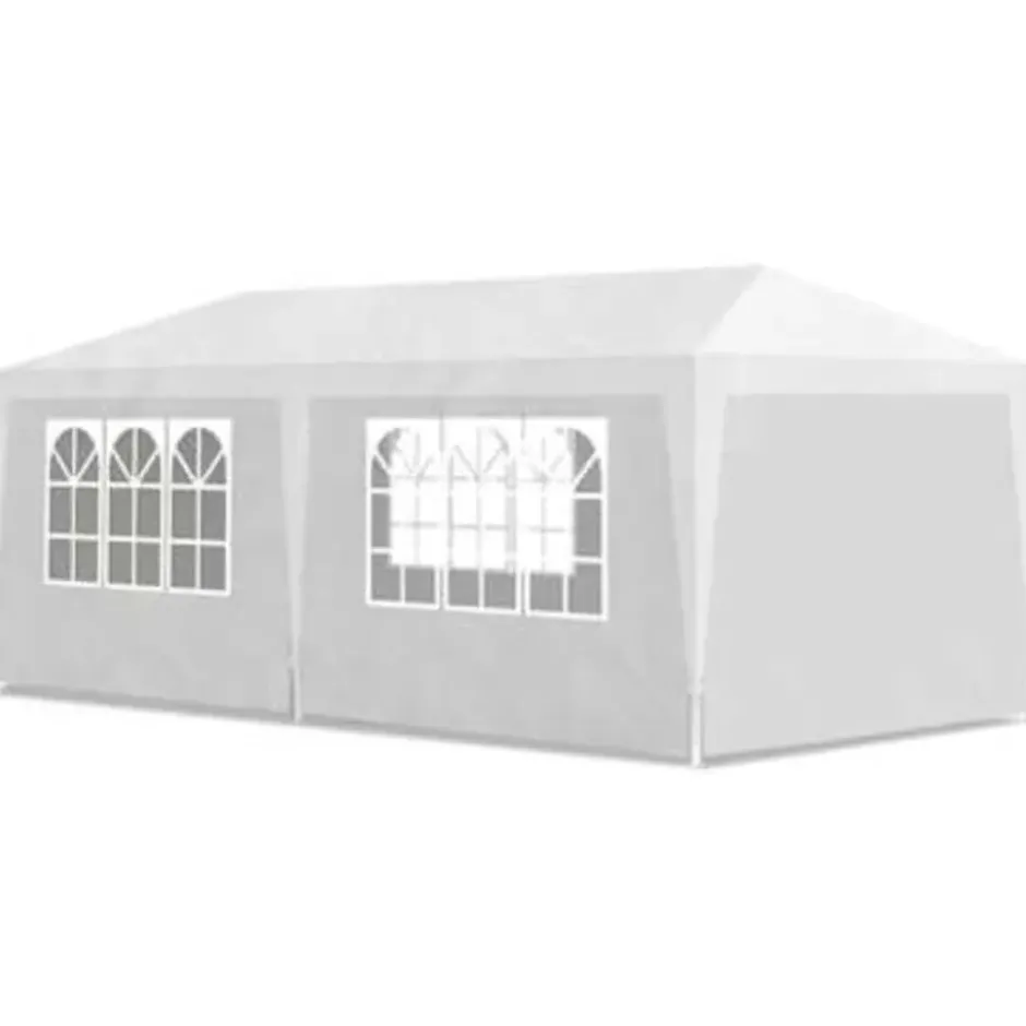vidaXL - Partytent - Wit - Stof