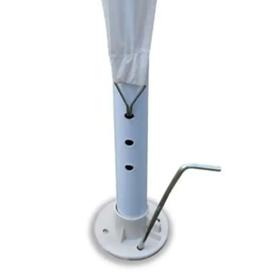vidaXL - Partytent - Wit - Stof