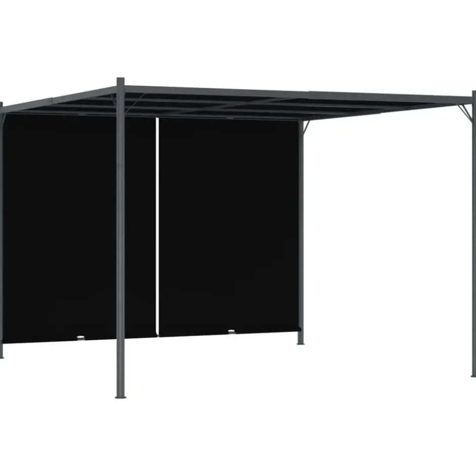 vidaXL - Pergola - Antraciet - Staal
