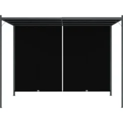 vidaXL - Pergola - Antraciet - Staal